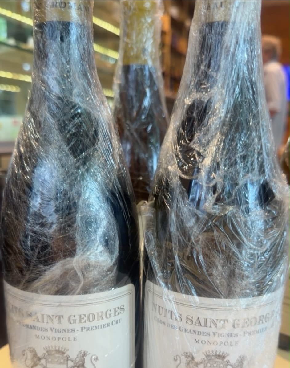 Two bottles of Nuits-Saint-Georges Premier Cru “Clos des Grandes Vignes”